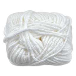 Needle Crafters Milk Cotton Yarn - White, skein
