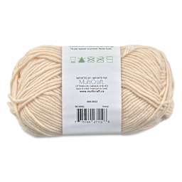 Needle Crafters Milk Cotton Yarn - Ivory, back of the packaging