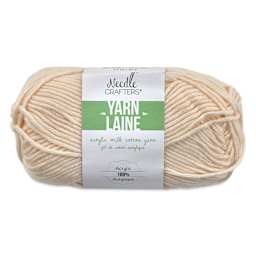 Needle Crafters Milk Cotton Yarn - Ivory, front of the packaging