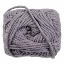 Needle Crafters Milk Cotton Yarn - Smoke Grey, skein