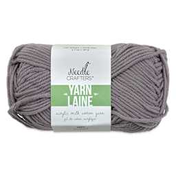 Needle Crafters Milk Cotton Yarn - Smoke Grey, front of the packaging