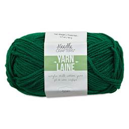 Needle Crafters Milk Cotton Yarn - Hunter Green, front of the packaging
