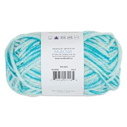 Needle Crafters Twist Duo-Tone Yarn - Aqua, back of the packaging