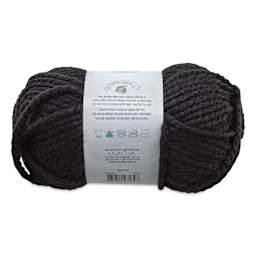 Needle Crafters Chunky Standard Twist Yarn - Black, back of the packaging