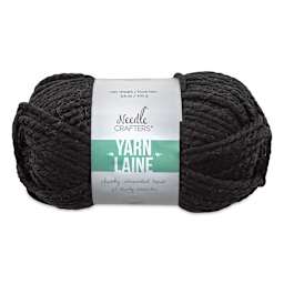 Needle Crafters Chunky Standard Twist Yarn - Black, front of the packaging