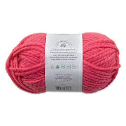 Needle Crafters Chunky Standard Twist Yarn - Pink Salmon, back of the packaging