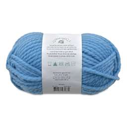 Needle Crafters Chunky Standard Twist Yarn - Baby Blue, back of the packaging
