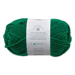 Needle Crafters Chunky Standard Twist Yarn - Dark Green, back of the packaging