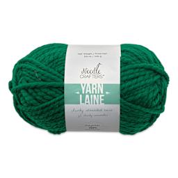 Needle Crafters Chunky Standard Twist Yarn - Dark Green, front of the packaging