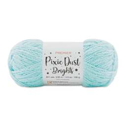 Premier Yarn Pixie Dust Brights Yarn - Seafoam, 251 yds