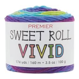 Premier Yarn Sweet Roll Vivid Yarn - Tetra, 174 yds