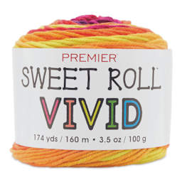 Premier Yarn Sweet Roll Vivid Yarn - Lava Lamp, 174 yds