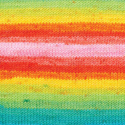 Premier Yarn Sweet Roll Vivid Yarn - Moon Beam, 174 yds, close-up of the pattern