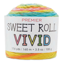Premier Yarn Sweet Roll Vivid Yarn - Moon Beam, 174 yds