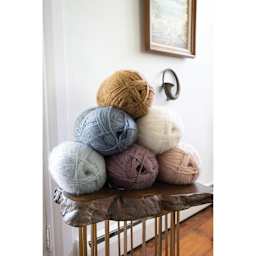 Lion Brand Jiffy Bonus Bundle Yarn pile