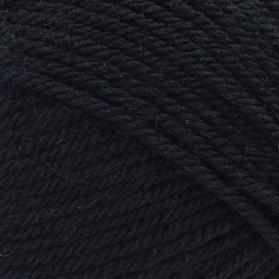 Lion Brand Wool-Ease Recycled Yarn - Black, 196 yds close-up