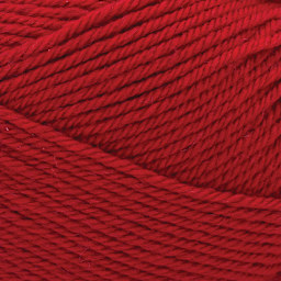 Lion Brand Wool-Ease Recycled Yarn - Red, 196 yds close-up