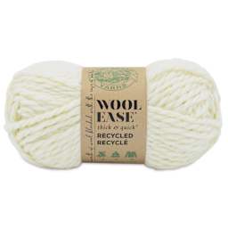 Lion Brand Wool Ease Thick & Quick Recycled Yarn - Cream, 106 yds