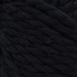 Lion Brand Wool Ease Thick & Quick Recycled Yarn - Black, 106 yds close-up