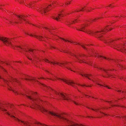 Lion Brand Wool Ease Thick & Quick Recycled Yarn - Red, 106 yds close-up