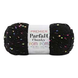Premier Yarn Parfait Chunky Pom Pom Yarn - Neon Lights, 109 yds