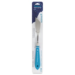 Princeton Select Palette Knife - Style 1, Small Flat Scraper, front of the packaging