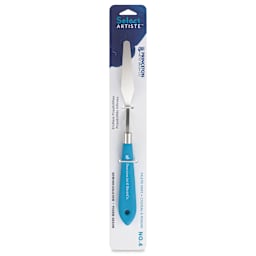 Princeton Select Palette Knife - Style 4, Small Long Spade, front of the packaging