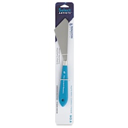 Princeton Select Palette Knife - Style 6, Medium Multi Angle Scraper, front of the packaging