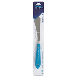 Princeton Select Palette Knife - Style 8, Small Multi Angle Scraper, front of the packaging