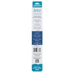 Princeton Select Palette Knife - Style 9, Small Trowel, back of the packaging