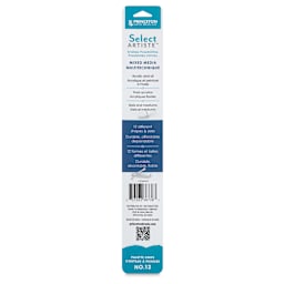 Princeton Select Palette Knife - Style 12, Large Long Spade, back of the packaging