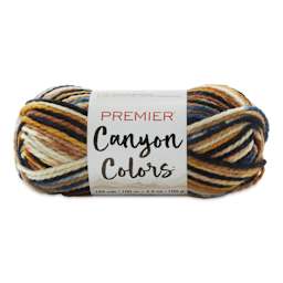 Premier Yarn Canyon Colors Yarn - Vintage Blues close-up