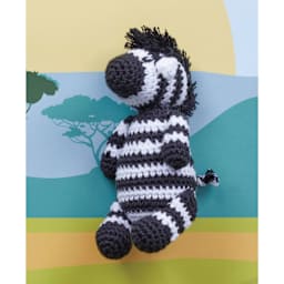 Premier Yarn Minikins Yarn - finished zebra example