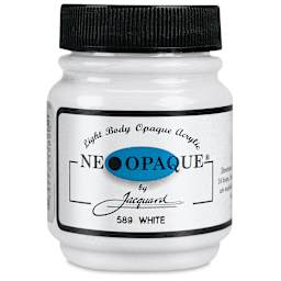 Jacquard Neopaque Acrylics - White, 2.25 oz jar