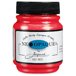 Jacquard Neopaque Acrylics - Red, 2.25 oz jar