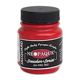 Jacquard Neopaque Acrylics - Fire Red, 2.25 oz jar