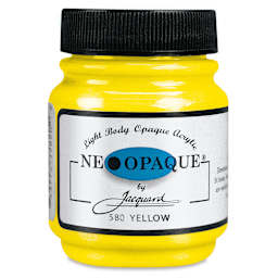 Jacquard Neopaque Acrylics - Yellow, 2.25 oz jar