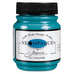 Jacquard Neopaque Acrylics - Turquoise, 2.25 oz jar