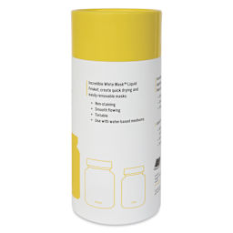 Grafix Incredible White Mask Frisket Kit - Liquid Frisket and The Incredible Nib Kit, Large side of package