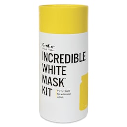 Grafix Incredible White Mask Frisket Kit - Liquid Frisket and The Incredible Nib Kit, Large front of package