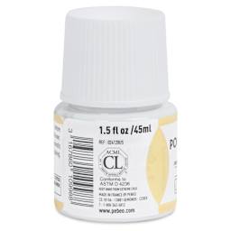 Pebeo Porcelaine 150 Paint - Chalk White, 45 ml (side of label)