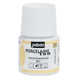 Pebeo Porcelaine 150 Paint - Chalk White, 45 ml (front of label)