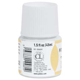Pebeo Porcelaine 150 Paint - Ivory, Opaque, 45 ml bottle (side view)