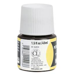 Pebeo Porcelaine 150 Paint - Chalkboard Black, Opaque, 45 ml bottle (side)