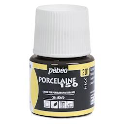 Pebeo Porcelaine 150 Paint - Chalkboard Black, Opaque, 45 ml bottle