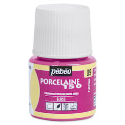 Pebeo Porcelaine 150 Paint - Fuschia, Transparent, 45 ml bottle