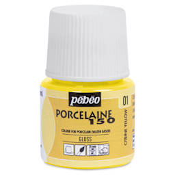Pebeo Porcelaine 150 Paint - Citrine, Semi-Transparent, 45 ml bottle