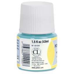 Pebeo Porcelaine 150 Paint - Chalk Powder Blue, 45 ml (side)