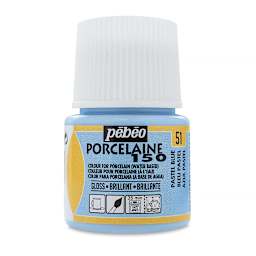 Pebeo Porcelaine 150 Paint - Pastel Blue, Opaque, 45 ml bottle