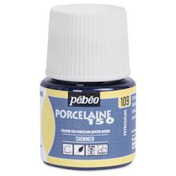 Pebeo Porcelaine 150 Paint - Shimmer Petroleum, Shimmer Opaque, 45 ml bottle